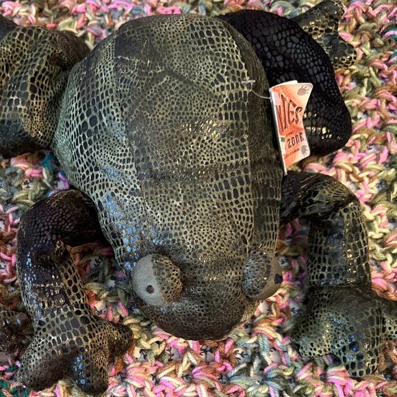 Pair of Russ Berrie Earth Zone Zonies Flemington Bean Bag Frogs with Tags - Picture 12 of 13